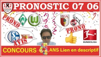 Pronostic Augsbourg Cologne Bundesliga 07-06