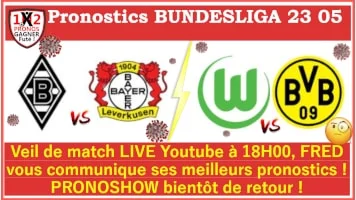 2 Pronostics Football BUNDESLIGA GRATUIT FRED Tipster Gagner Futé WPx200H-min