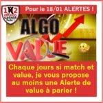 Algo Alerte Value bet Gagner Futé