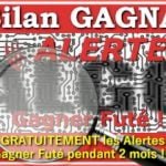 Alerte ALGO Gagner Futé détection des résultats pour vos paris sportifs Football Bilan GAGNANT