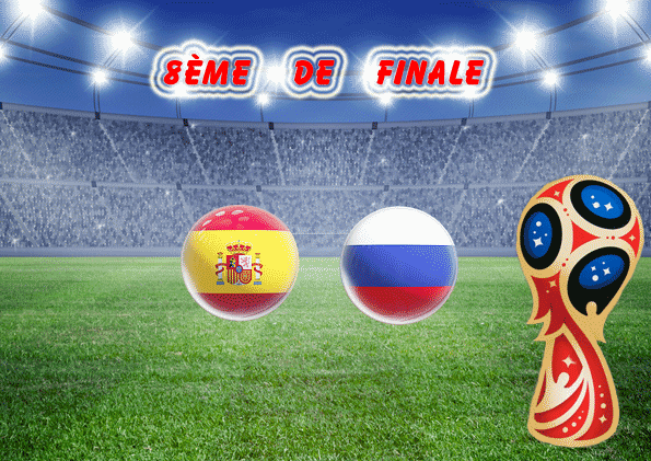 Pronostic Coupe du Monde 8ème de finale : Espagne vs Russie