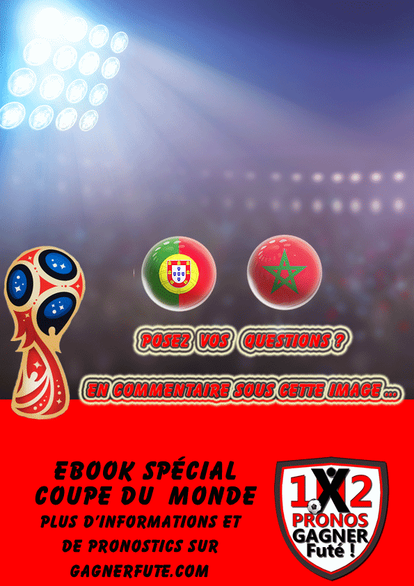 Pronostic Coupe du Monde : Portugal vs Maroc