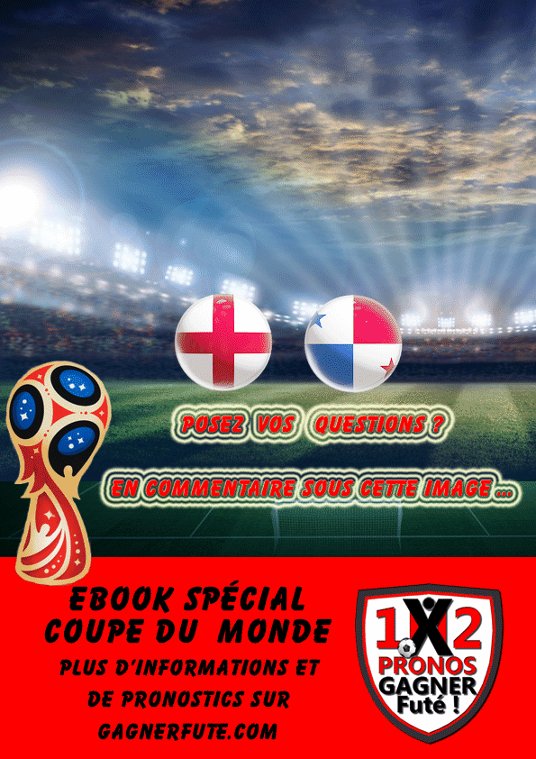 Pronostic Coupe du Monde : Angleterre vs Panama