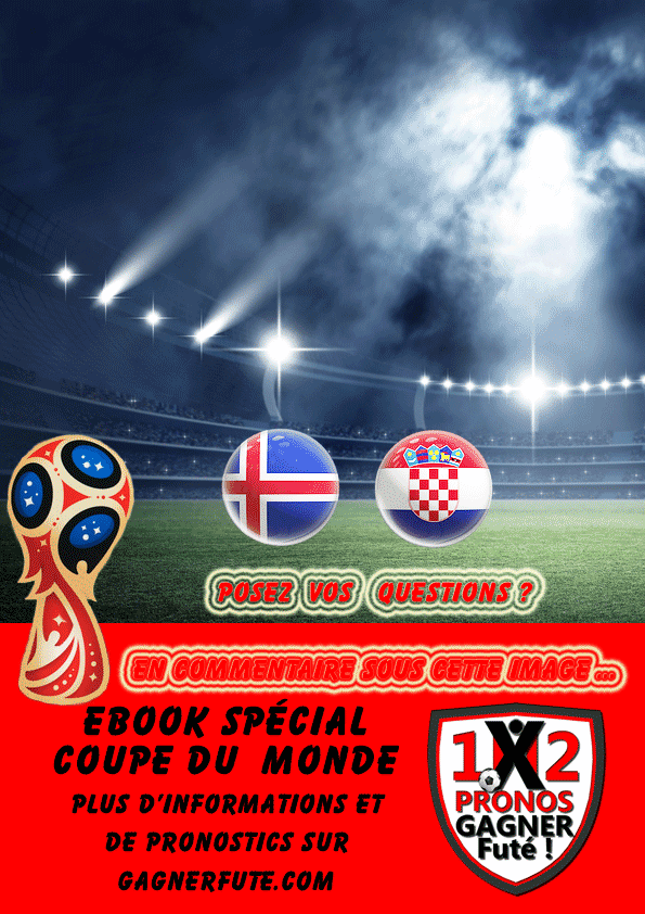 Pronostic Coupe du Monde : Islande vs Croatie