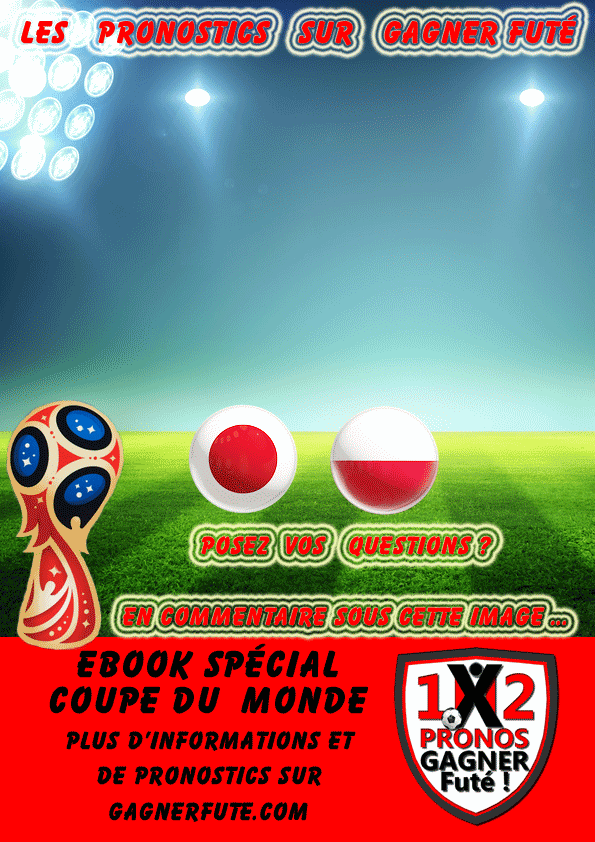 Pronostic Coupe du Monde : Japon vs Pologne