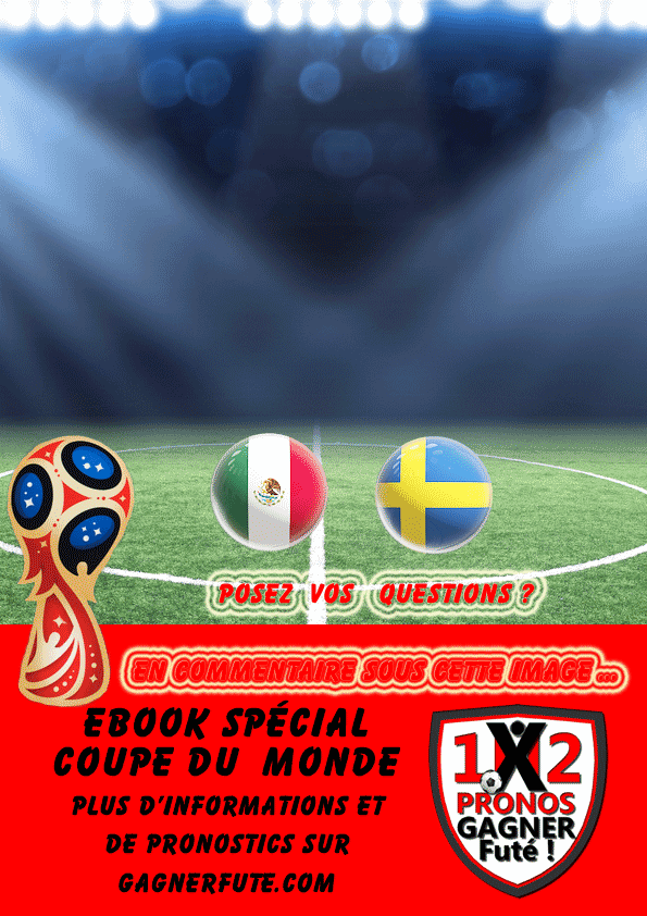 Pronostic Coupe du Monde : Mexique vs Suède