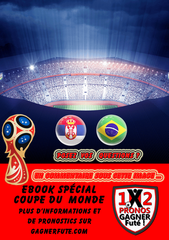 Pronostic Coupe du Monde : Serbie vs Brésil