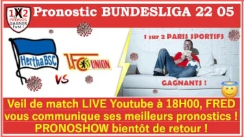 Pronostic Hertha Berlin Union Berlin GRATUIT Bundesliga FRED Tipster Gagner Futé WPx200-min