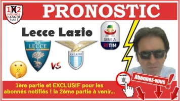 Pronostic Lecce Lazio Serie A GRATUIT 07-07 Pronostics Football de Fred Tipster Gagner Futé WPx200H-min