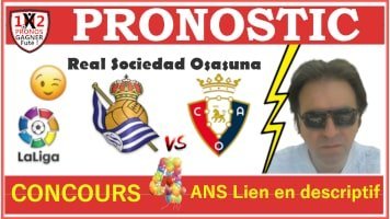 Pronostic Real Sociedad Osasuna La Liga GRATUIT 14-06