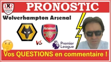 Pronostic Wolverhampton Arsenal Premier League 4-07 Pronostic Wolverhampton Arsenal Premier League GRATUIT 04-07